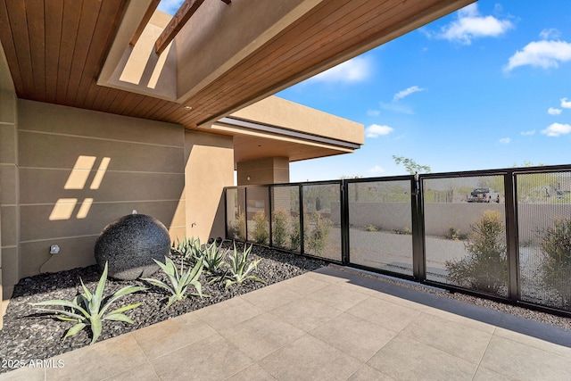 10354 E Celestial Dr, Scottsdale, AZ 85262 - view of patio / terrace featuring a balcony