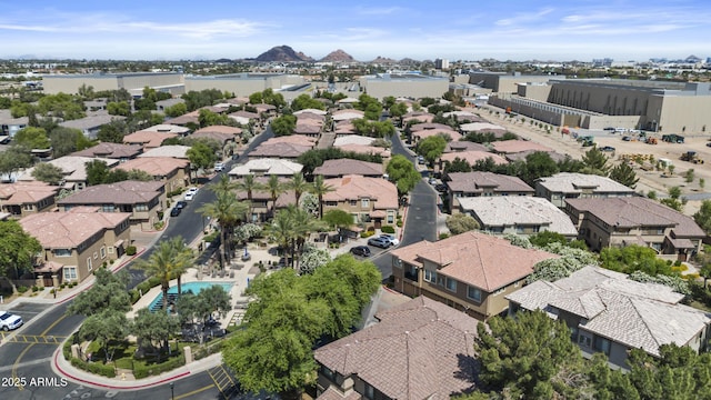 1225 N 36th St Unit 1015, Phoenix, AZ 85008 - aerial view of residential area with a pool