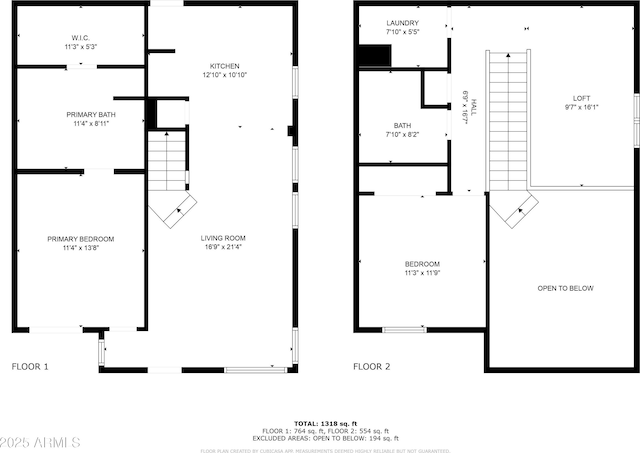 1225 N 36th St Unit 1015, Phoenix, AZ 85008 - home floor plan