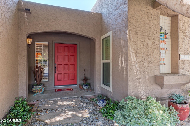 7302 E Rose Ln, Scottsdale, AZ 85250 - entrance to property with stucco siding