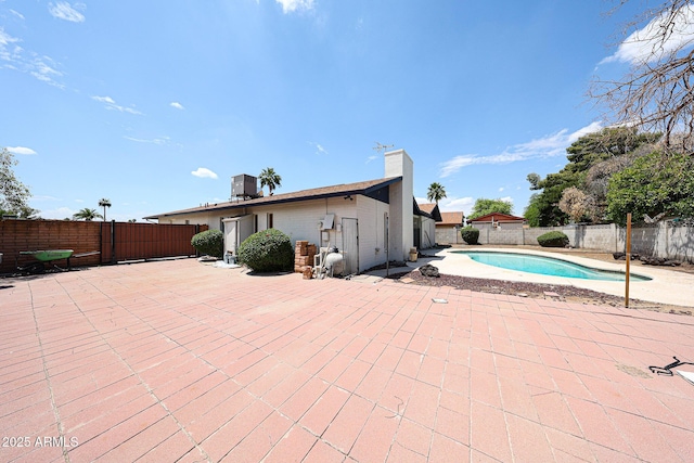 4528 W Butler Dr, Glendale, AZ 85302 - view of swimming pool with a patio area and a fenced backyard