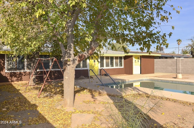 655 W Caroline St, Coolidge, AZ 85128 - back of house with a patio