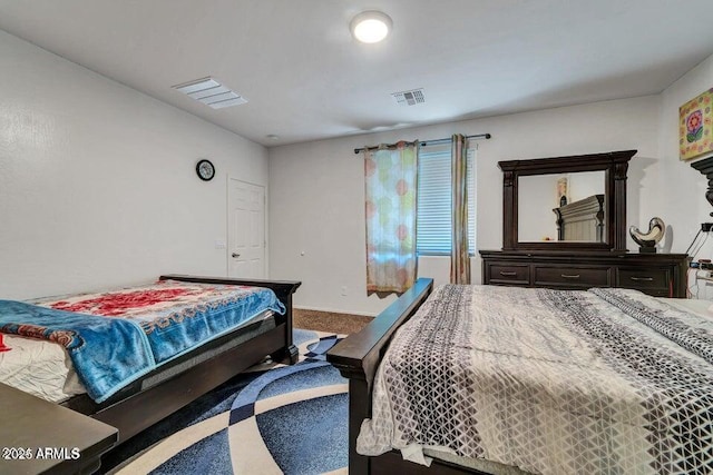 bedroom featuring carpet flooring