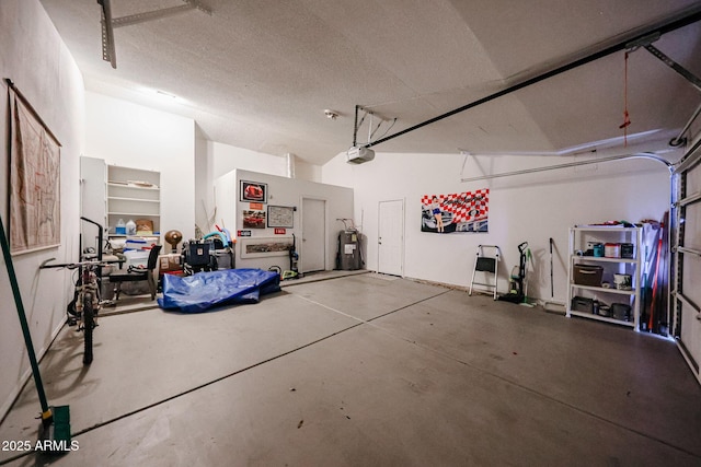 9085 E Windrose Dr, Scottsdale, AZ 85260 - garage featuring a garage door opener and water heater