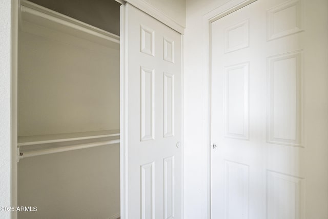 view of closet