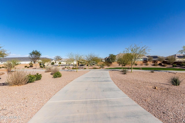 view of yard with a residential view