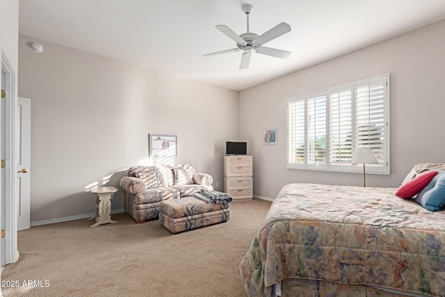 24801 N Vado Ct, Rio Verde, AZ 85263 - carpeted bedroom with baseboards and a ceiling fan