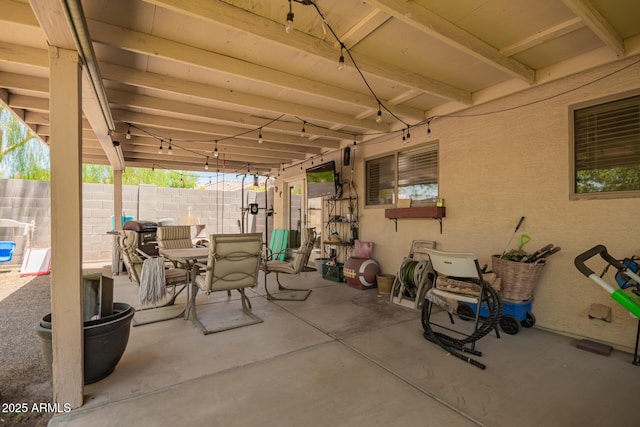 2202 S Lawther Dr, Apache Junction, AZ 85120 - view of patio / terrace with outdoor dining space
