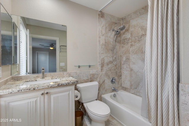 312 S Hardy Dr Unit 106, Tempe, AZ 85281 - bathroom with shower / tub combo, tile walls, and vanity