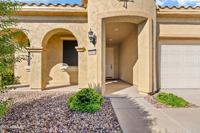 view of entrance to property