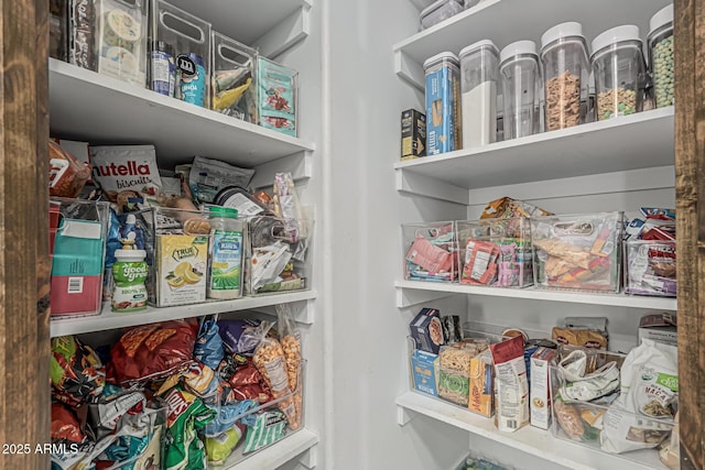 view of pantry