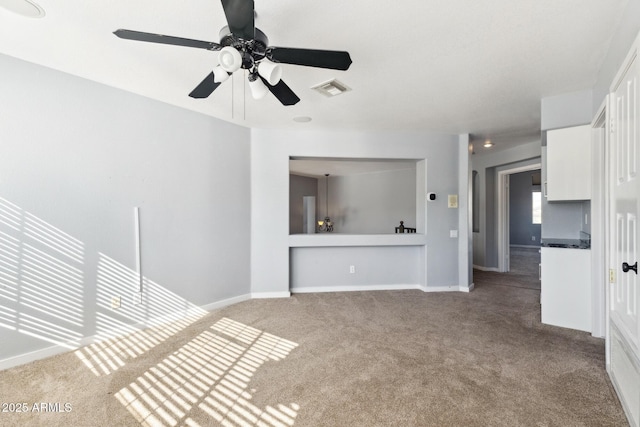 3641 E Park Ave, Phoenix, AZ 85044 - carpeted spare room featuring ceiling fan and baseboards