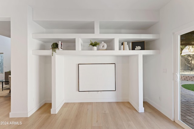 interior space featuring light hardwood / wood-style floors