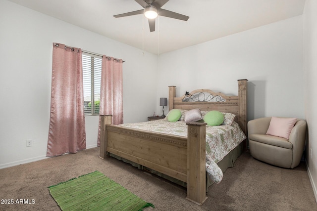 22403 W Harrison St, Buckeye, AZ 85326 - bedroom with carpet floors and a ceiling fan