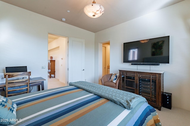 bedroom featuring carpet flooring