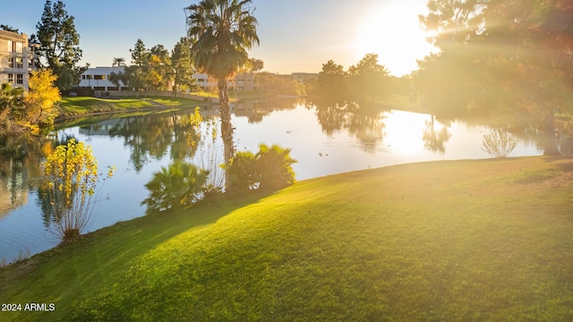 property view of water