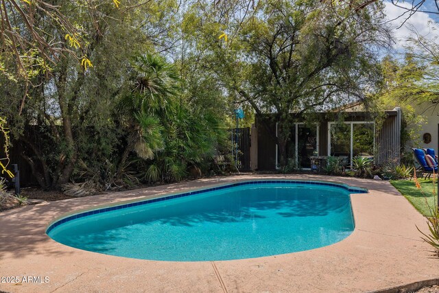 view of pool