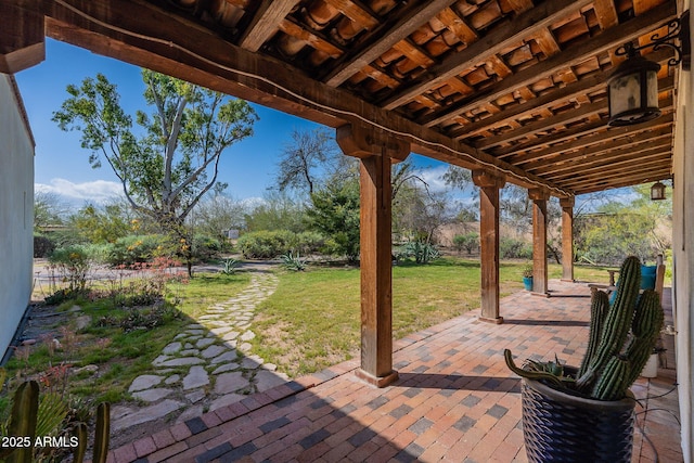view of patio