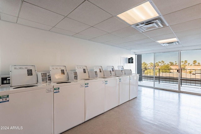 washroom featuring separate washer and dryer