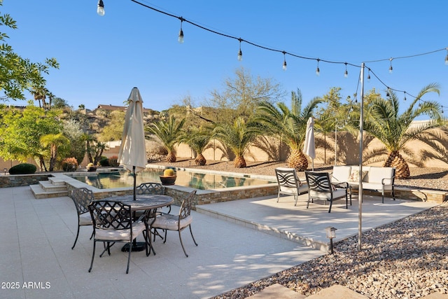 view of patio / terrace with outdoor lounge area