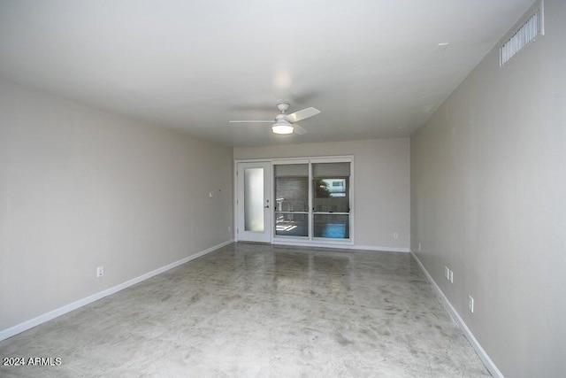 1630 E Georgia Ave Unit 208, Phoenix, AZ 85016 - empty room with ceiling fan and baseboards