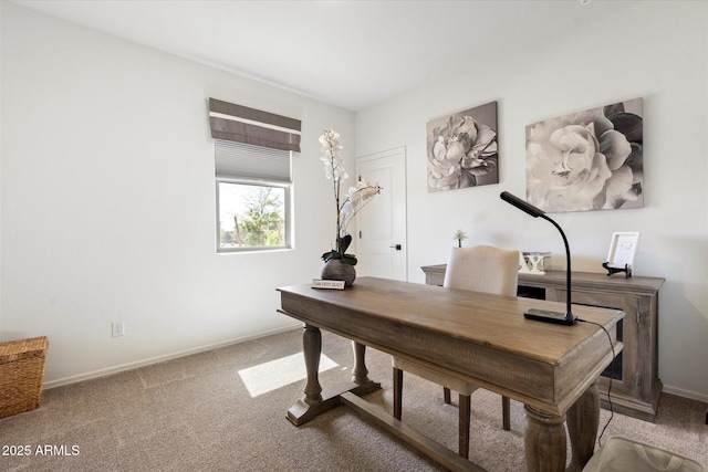 17140 W Running Deer Trl, Surprise, AZ 85387 - office area featuring light carpet and baseboards