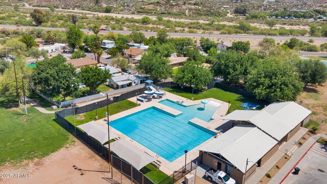 455 N Tegner St Unit 59, Wickenburg, AZ 85390 - aerial view of a pool area