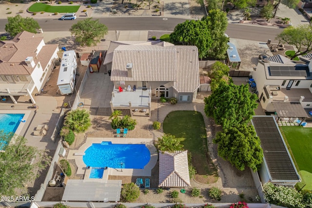 4648 W Misty Willow Ln, Glendale, AZ 85310 - aerial view of a pool