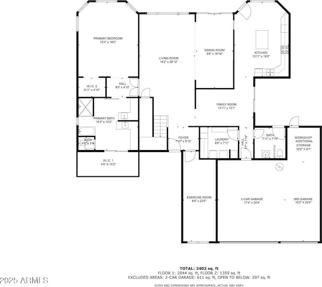 4648 W Misty Willow Ln, Glendale, AZ 85310 - home floor plan