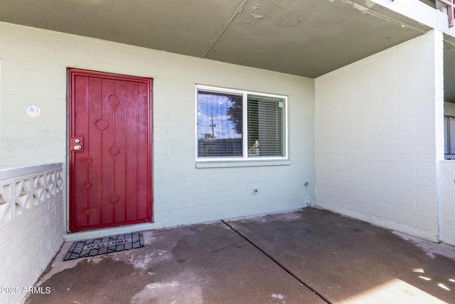 view of property entrance