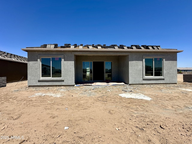 22709 E Saddle Way, Queen Creek, AZ 85142 - rear view of house with stucco siding
