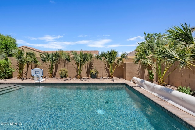 1500 E Sagittarius Pl, Chandler, AZ 85249 - view of pool featuring a fenced backyard