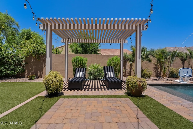 1500 E Sagittarius Pl, Chandler, AZ 85249 - view of patio with a pergola