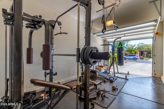 view of workout room