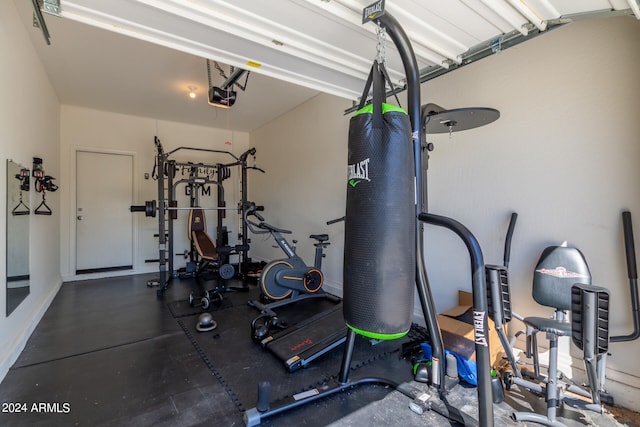 view of exercise room