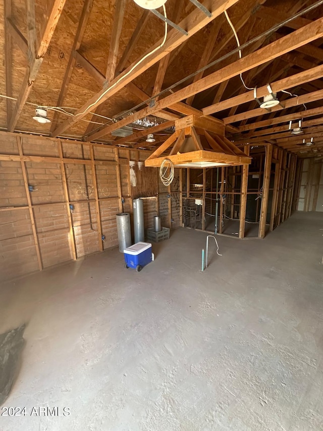 miscellaneous room featuring concrete floors