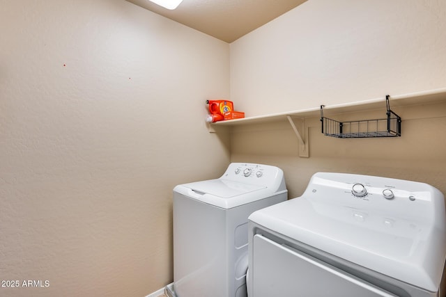 laundry area featuring laundry area and independent washer and dryer