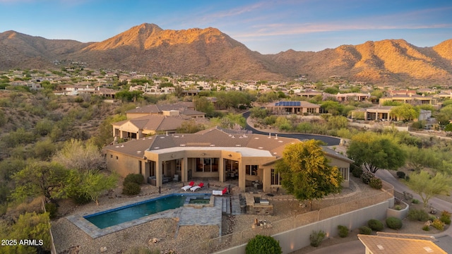 11986 N 134th Pl, Scottsdale, AZ 85259 - mountain view with nearby suburban area