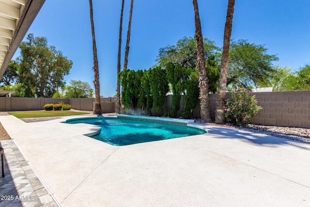 5211 E Winchcomb Dr, Scottsdale, AZ 85254 - view of pool with a patio area and a fenced backyard