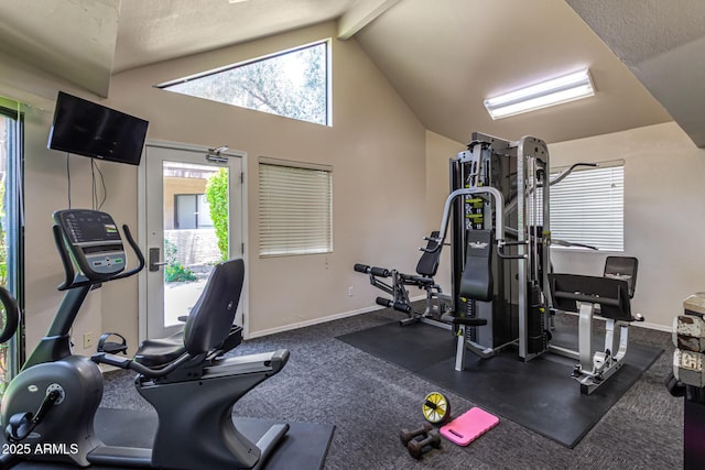 2228 N 52nd St Unit 140, Phoenix, AZ 85008 - workout area featuring baseboards