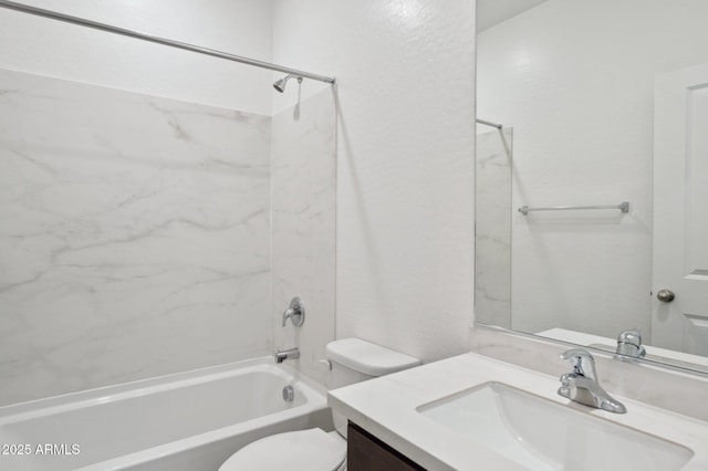 25425 W Graham Trl, Buckeye, AZ 85326 - full bathroom with toilet, vanity, and tub / shower combination