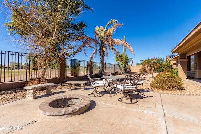 view of patio