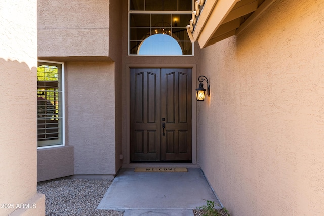 9571 E Nittany Dr, Scottsdale, AZ 85255 - property entrance with stucco siding