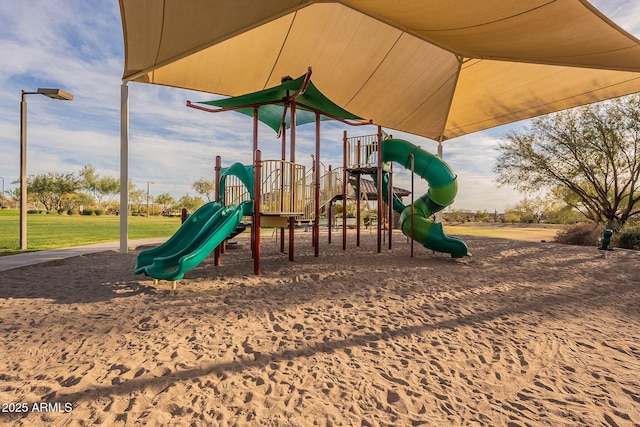 view of communal playground