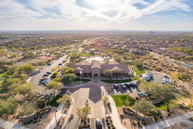 drone / aerial view featuring a residential view