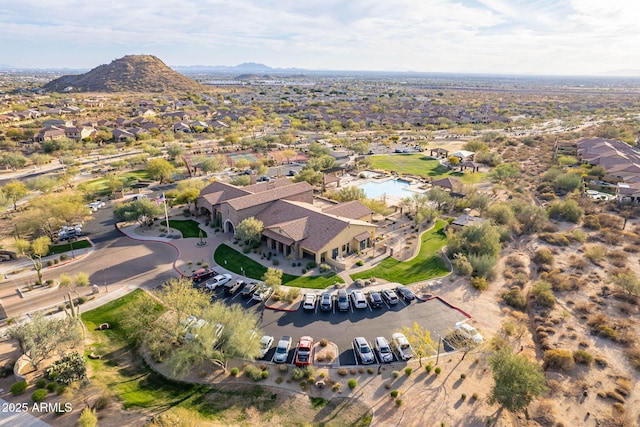 birds eye view of property featuring a residential view