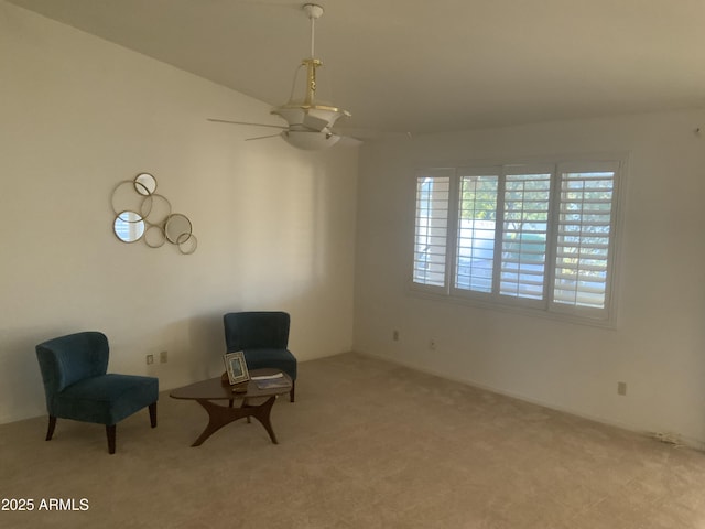 unfurnished room with light colored carpet