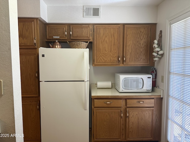 kitchen with white appliances