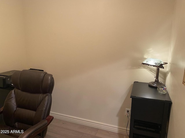 5350 E Deer Valley Dr Unit 3267, Phoenix, AZ 85054 - office featuring baseboards and wood finished floors