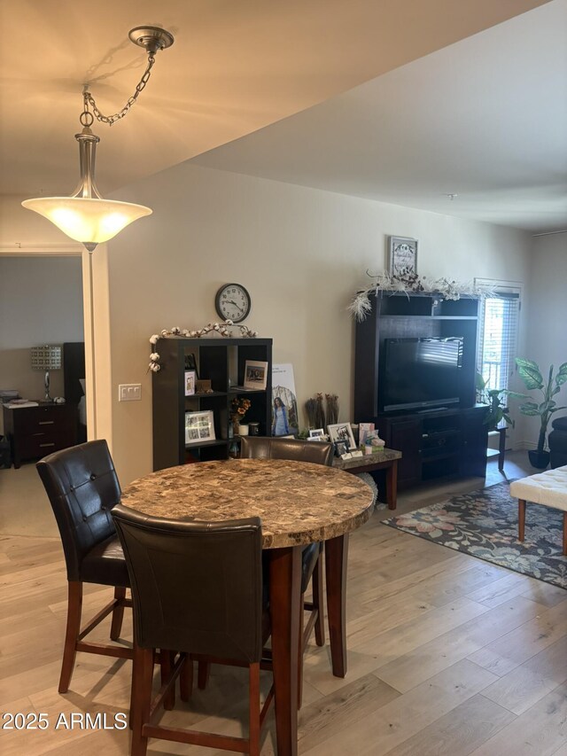 5350 E Deer Valley Dr Unit 3267, Phoenix, AZ 85054 - dining room featuring light wood-type flooring